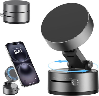 Soporte Magnético 360° para Celular — Auto y Escritorio