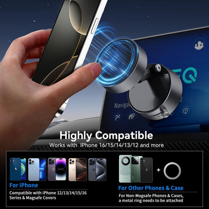 Soporte Magnético 360° para Celular — Auto y Escritorio