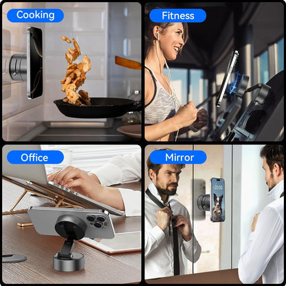 Soporte Magnético 360° para Celular — Auto y Escritorio