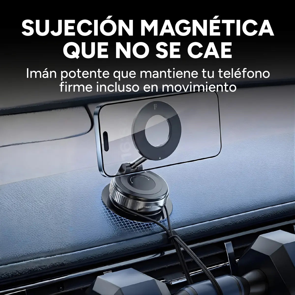 Soporte Magnético 360° para Celular — Auto y Escritorio
